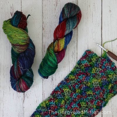 Headlands Scarf Crochet Pattern for Darn Good Yarn - The Unraveled Mitten