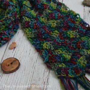Headlands Scarf Crochet Pattern for Darn Good Yarn - The Unraveled Mitten