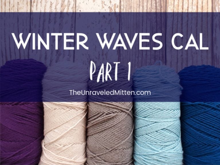 Winter Waves Throw Blanket Crochet Along Part 1