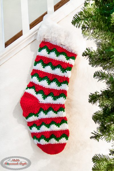 9 Crochet Christmas Stocking Patterns - FREE - The Unraveled Mitten