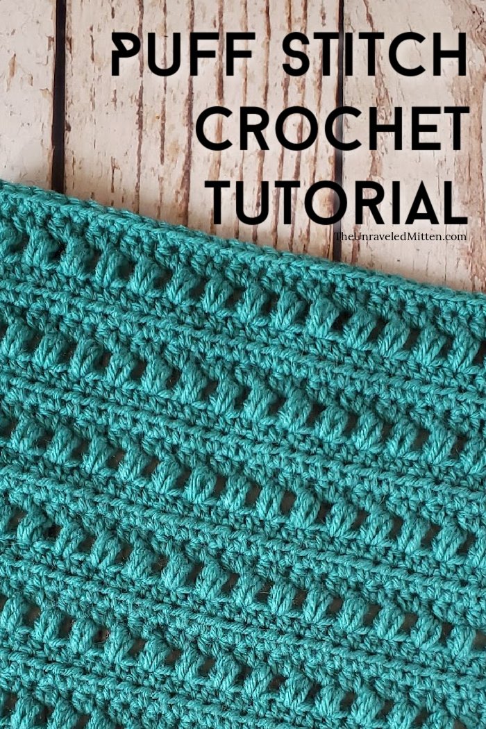 Puff Stitch Stripes Crochet Tutorial - The Unraveled Mitten