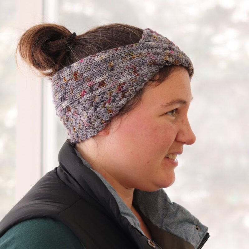 So Twisted Ear Warmer Crochet Pattern PDF - Image 2