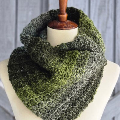 Pines Point Cowl Crochet Pattern PDF