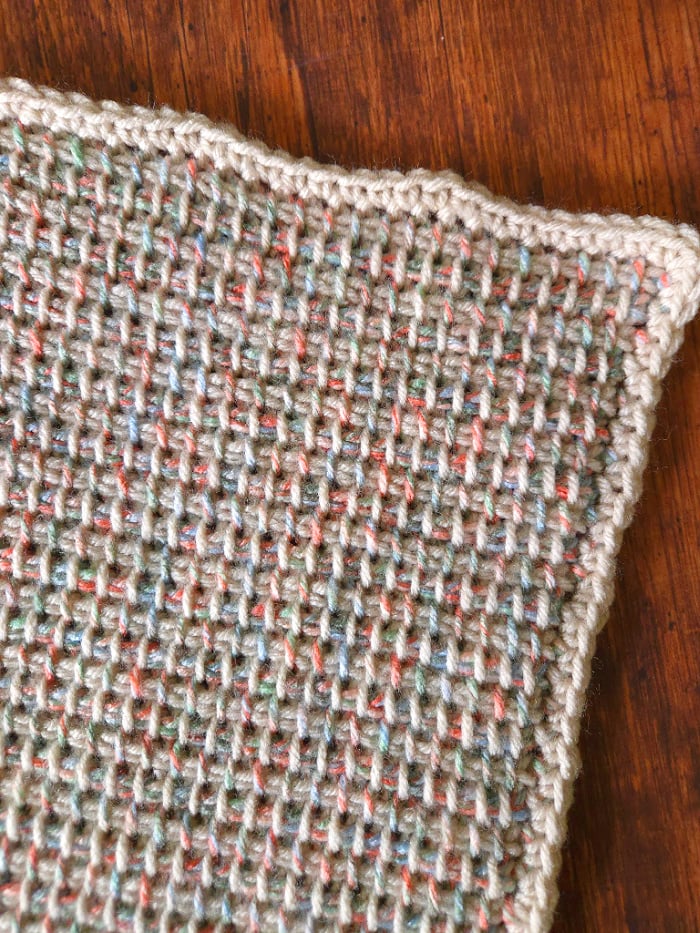 Tunisian Crochet 2-Tone Stripes Tutorial