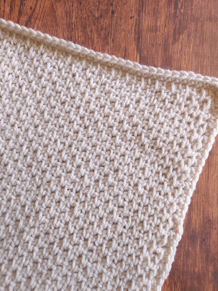 Tunisian Crochet Seed Stitch Tutorial