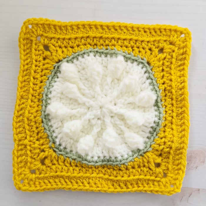 Dandelion 8" Granny Square Crochet Pattern PDF - Image 3