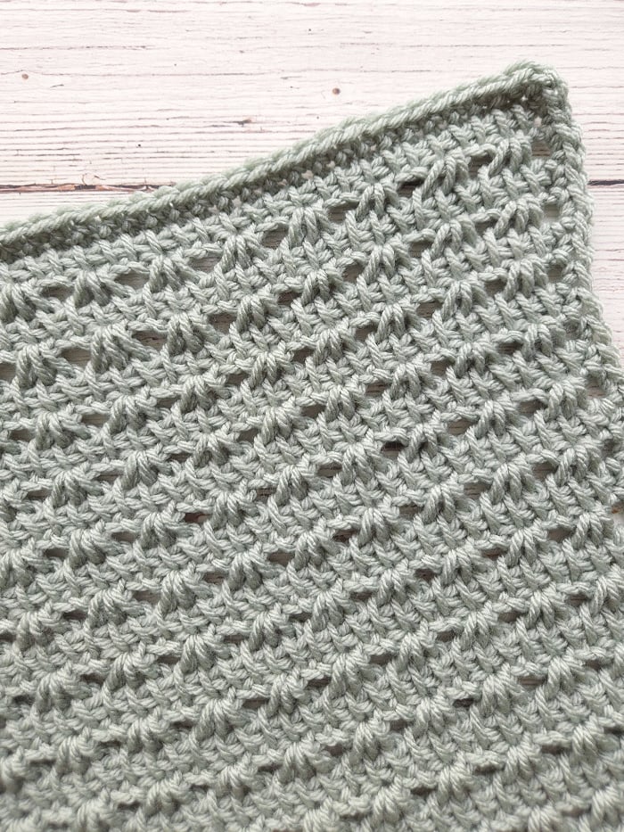 Tunisian Crochet Scallop Lace Stitch