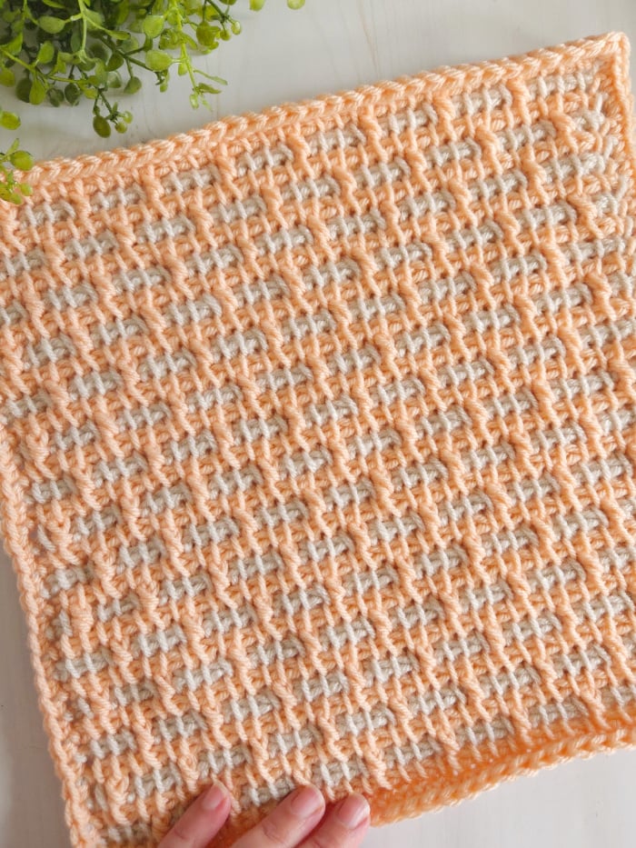Tunisian Crochet Brick Stitch Tutorial