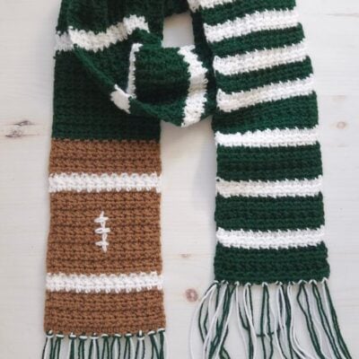 Football Scarf Crochet Pattern PDF